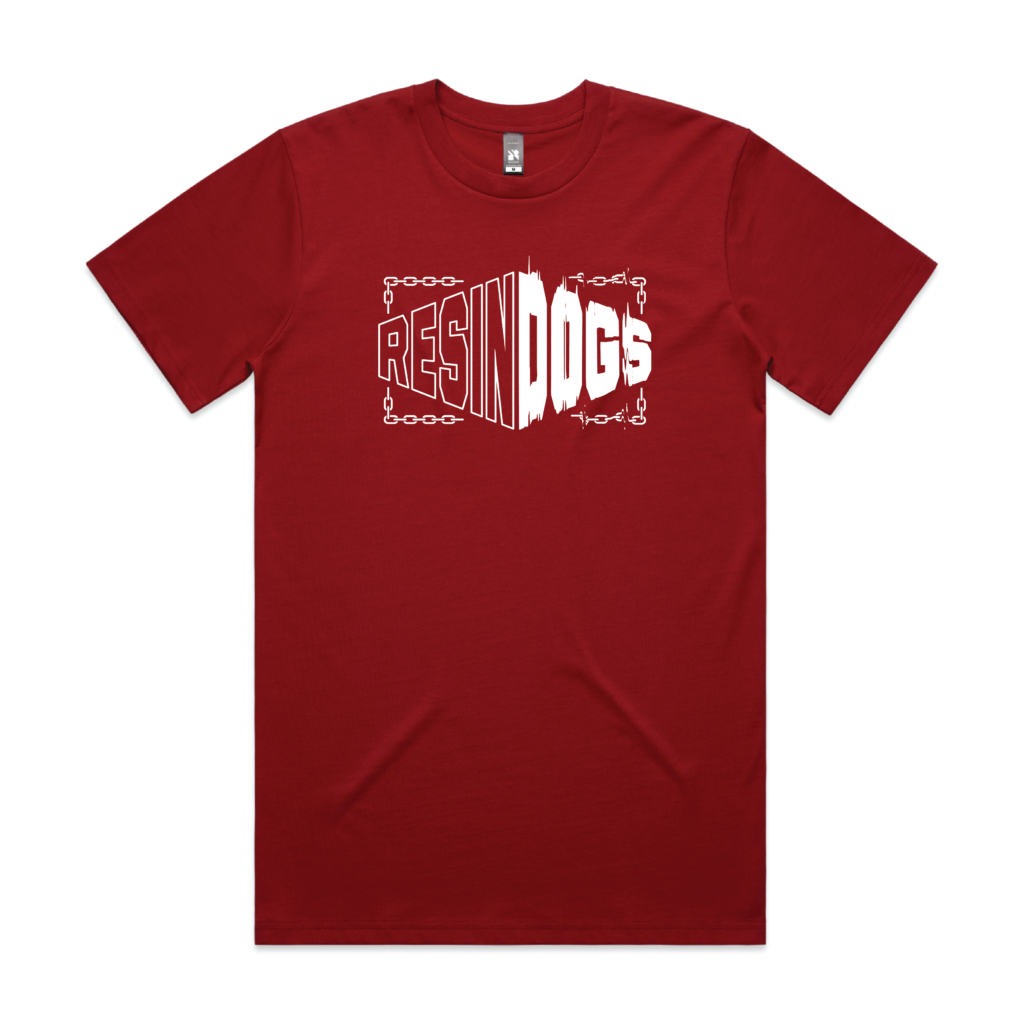 RESIN DOGS CHAIN LOGO T SHIRT | Hydrofunk Records